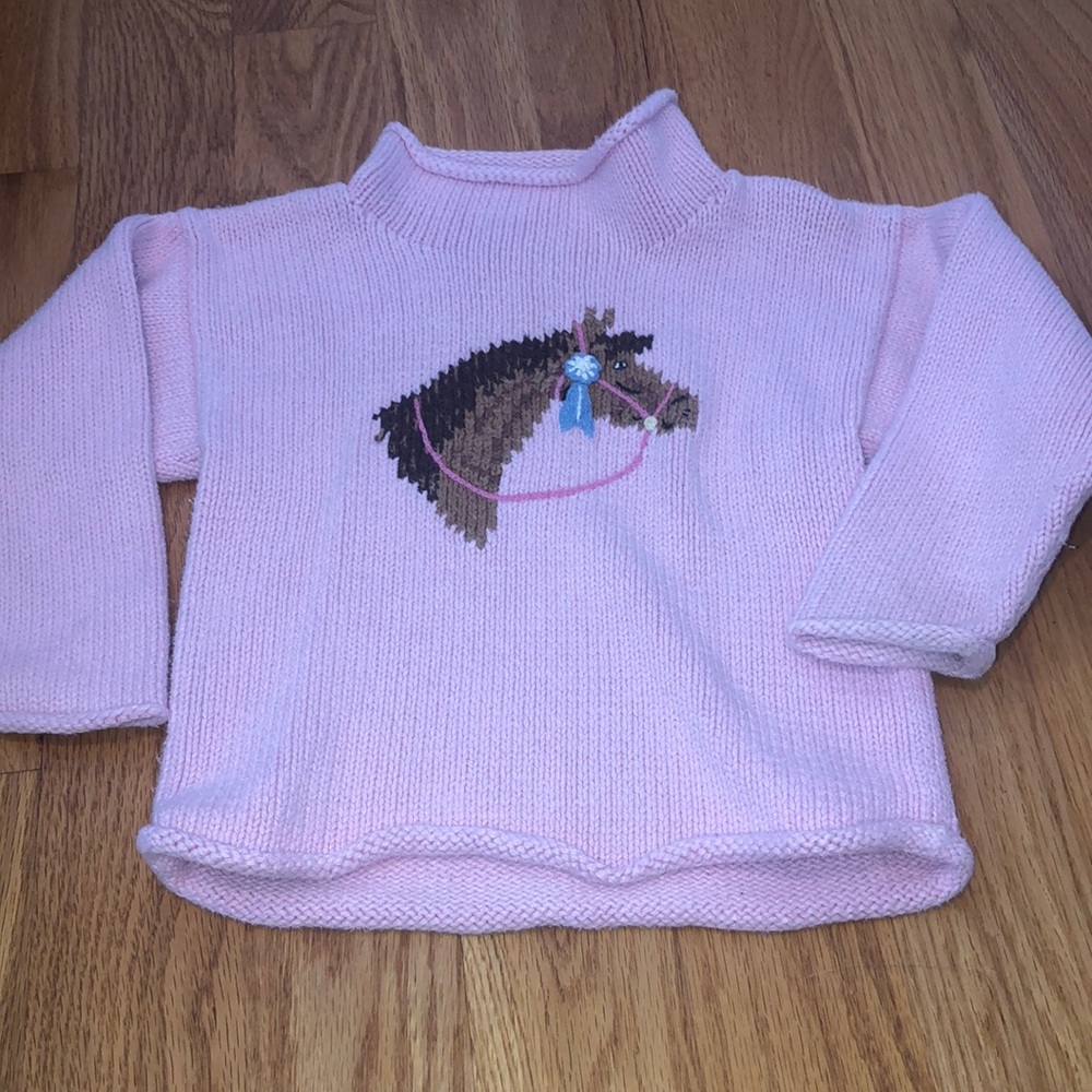 Orient Express Inc. Girls Horse Sweater